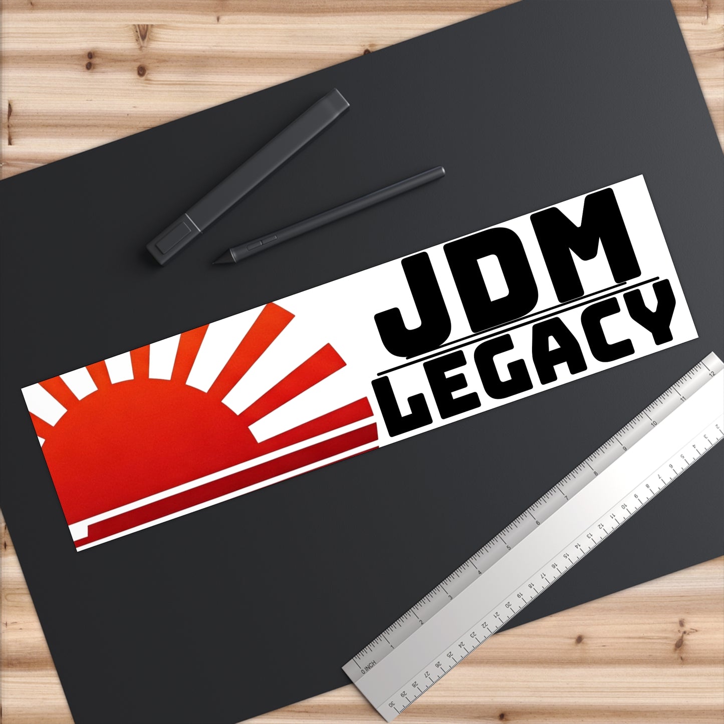 JDM Legacy Rising Sun Bumper Sticker