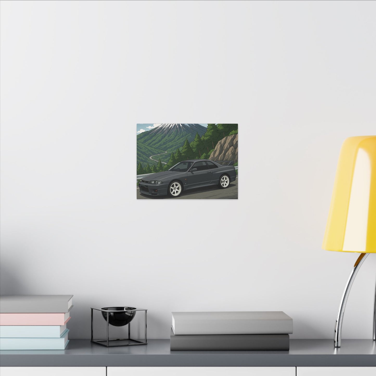 R33 Skyline Mountain Run Canvas Art (12x9)