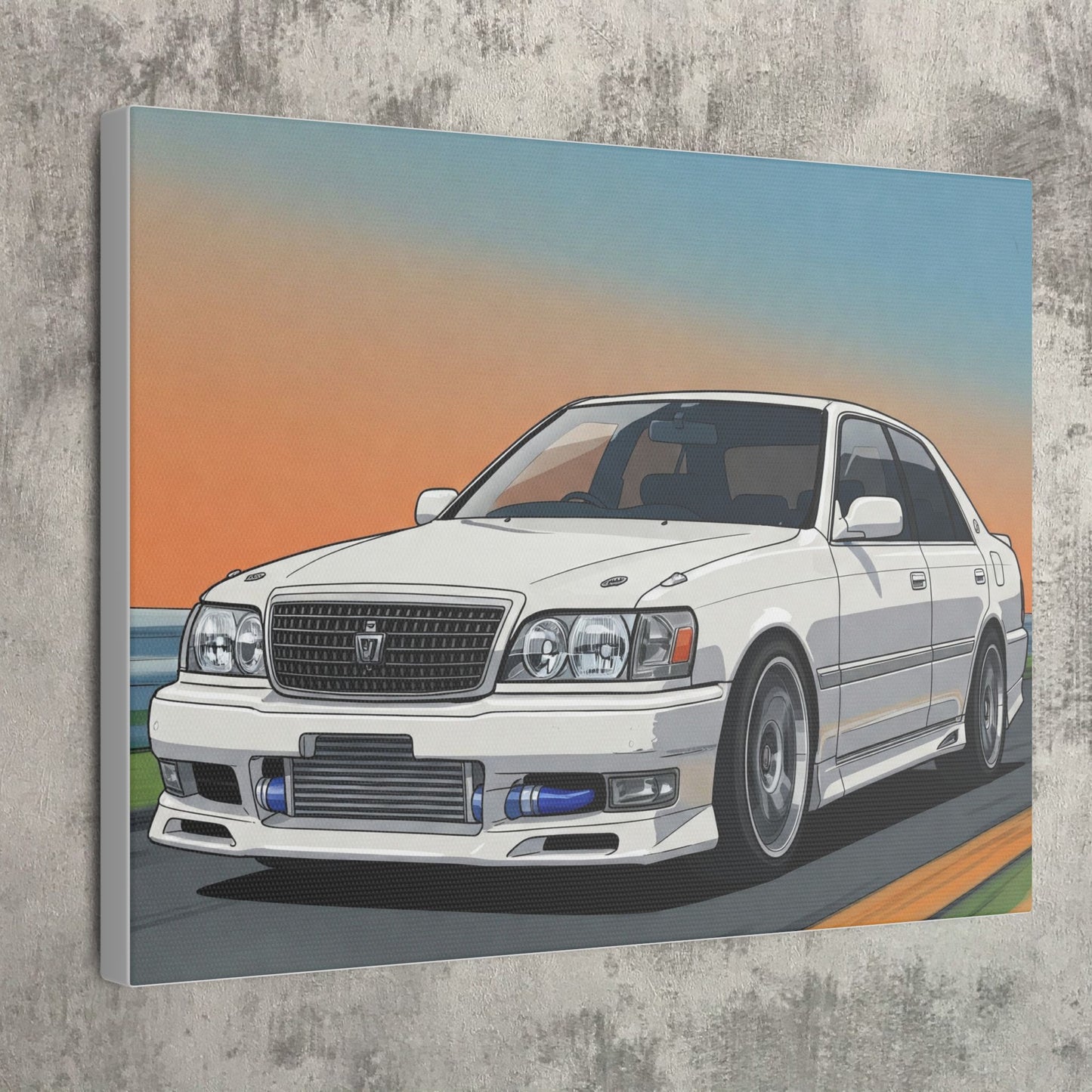 JDM Crown Athlete Inspired Art Canvas