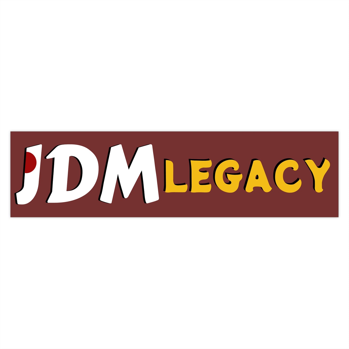 JDM Legacy Classic Bumper Sticker