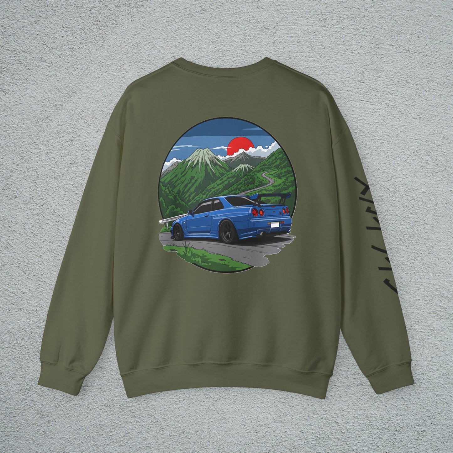 JDM Skyline Inspired Scenic Sweatshirt