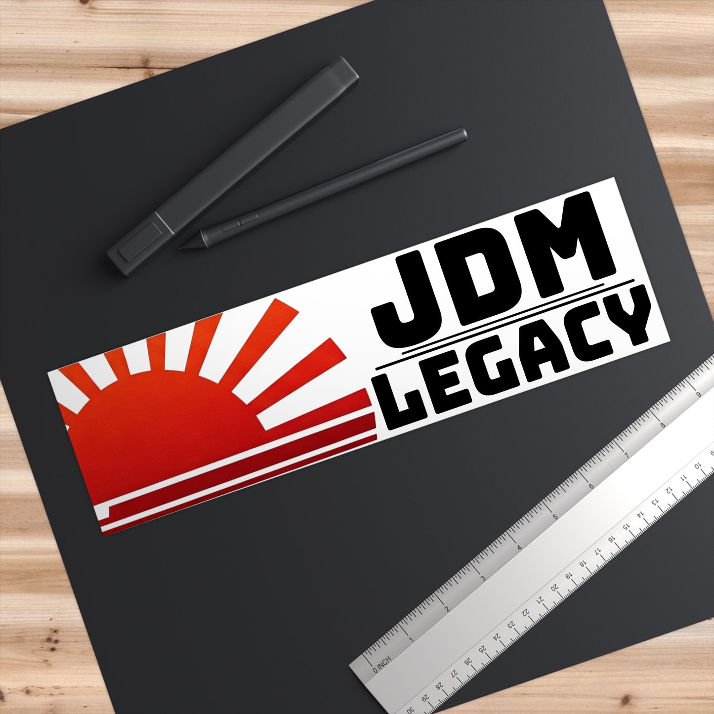 JDM Legacy Rising Sun Bumper Sticker