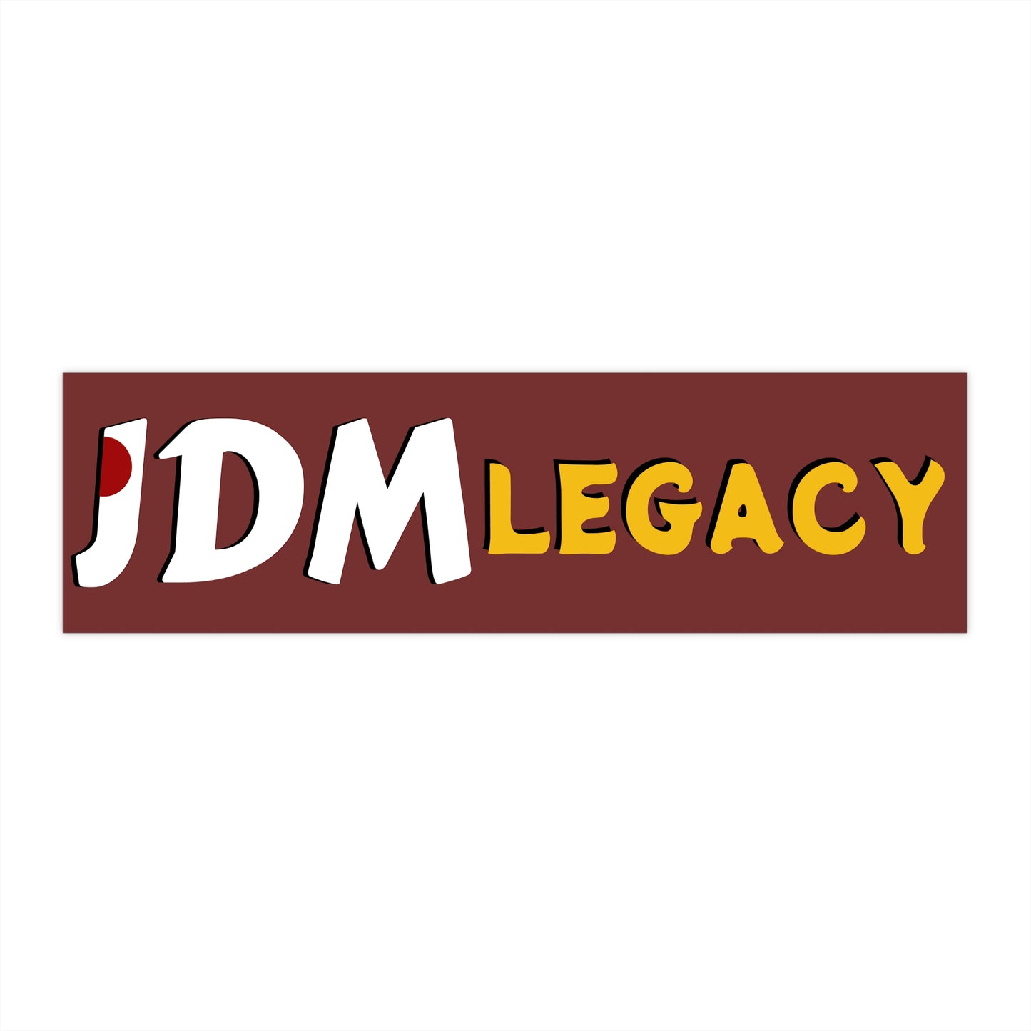 JDM Legacy Classic Bumper Sticker