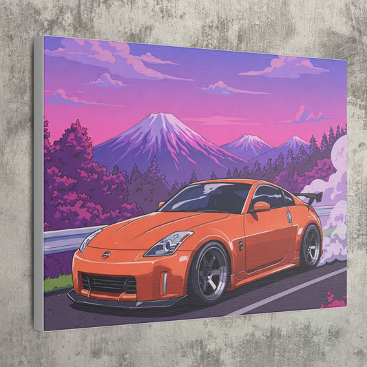 JDM Z Vibrant Art Canvas