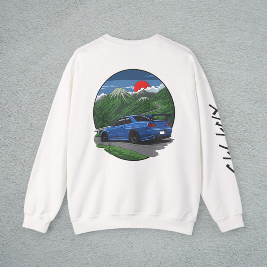 JDM Skyline Inspired Scenic Sweatshirt