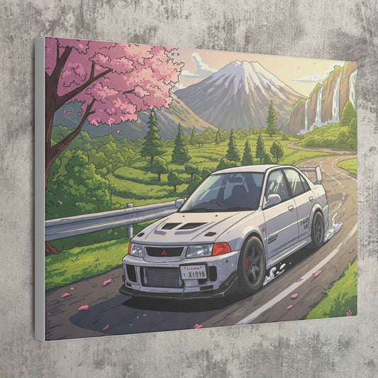 JDM Evo Inspired Art Canvas