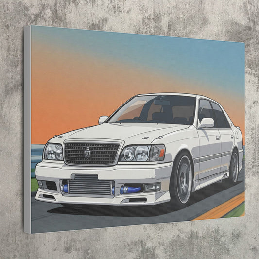 JDM Crown Athlete Inspired Art Canvas