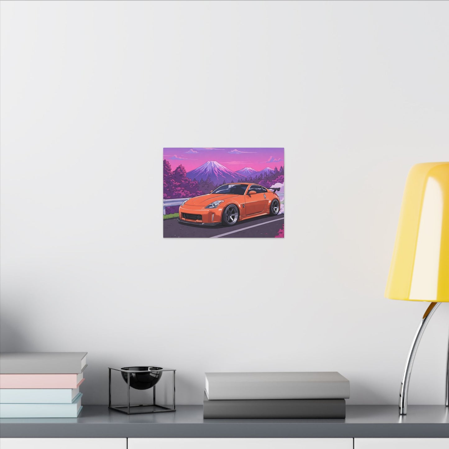 350Z Drift Through Japan Canvas Art (12x9)