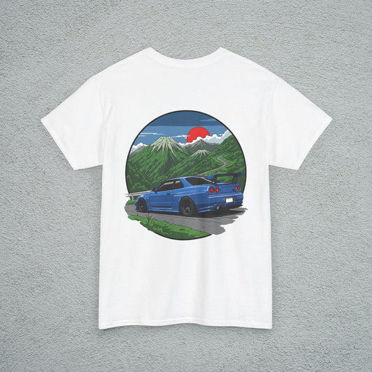 JDM Skyline Inspired Mountain T-Shirt